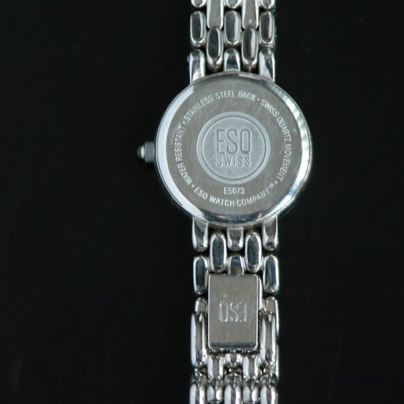 ESQ Jeweled Swiss Quartz Watch Bracelet XS-S Small Wrist - Picture 4 of 9